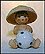 Baby With Hat And Ball, Goebel Figurine  #10506 THUMBNAIL