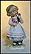 Girl With Flowers, Goebel Lore Blumenkinder Figurine  #11292-12 THUMBNAIL