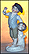 Colonial Boy with Basket of Flowers, Goebel Figurine  #12200 14 THUMBNAIL