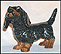 Dachshund Puppy, Goebel Figurine  #30108 THUMBNAIL