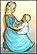 Rock-A-Bye-Baby, Goebel Figurine by Charlot Byj  #Byj 37 THUMBNAIL