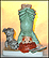 Heads Or Tails, Goebel Figurine by Charlot Byj  #Byj 73 THUMBNAIL