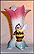 Vase - Bee Playing Trumpet, Goebel Figurine  #VX 55 THUMBNAIL