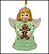 2025 Angel With Gingerbread Man - Mint, Goebel Angel Bell THUMBNAIL