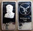 William H. Taft' Art Bar by Hamilton Mint. THUMBNAIL
