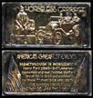 Horseless Carriage, gold plated' Art Bar by Hamilton Mint. THUMBNAIL