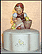 Chick Girl, M. I. Hummel Four Seasons Music Box THUMBNAIL