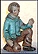 Shepherd Kneeling, M. I. Hummel Nativity THUMBNAIL