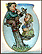 Boy and Girl, M. I. Hummel Wall Vase THUMBNAIL
