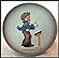 Band Leader, M. I. Hummel Mini Plate THUMBNAIL