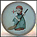 Little Sweeper, M. I. Hummel Mini Plate THUMBNAIL