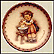 Doll Bath, M. I. Hummel Mini Annual Plate THUMBNAIL