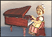 First Piano Lesson, M. I. Hummel Figurine THUMBNAIL