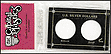Capital Plastics #345B, Silver Dollars Morgan/Peace, Black THUMBNAIL