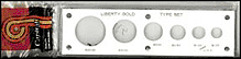 Capital Plastics #416A, Liberty Gold Type Set $20, $10, $5, $2 1/2, Large $1, Small $1, White THUMBNAIL