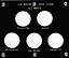 Capital Plastics #423F, $20 Gold, All Mints, Black THUMBNAIL