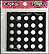 Capital Plastics #GX51C, Dimes, no dates, 25 openings, Black THUMBNAIL