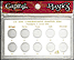 Capital Plastics #MAQB04, State Quarters for 2004, 10 coin, White THUMBNAIL