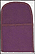 Capital Plastics #CP01 2'' x 2'' Flannel Cloth Pouch THUMBNAIL