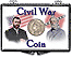 Edgar Marcus Snaplock Display - Civil War Coin - Generals THUMBNAIL