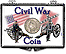 Edgar Marcus Snaplock Display - Civil War Coin - Soldiers THUMBNAIL