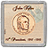 Edgar Marcus & Co Snap-Tite Coin Display - John Tyler THUMBNAIL