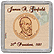 Edgar Marcus & Co Snap-Tite Coin Display - James Garfield THUMBNAIL