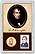 Edgar Marcus & Co Snap-Tite Commemorative Display - William H. Harrison Presidential Dollar & Stamp THUMBNAIL