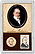 Edgar Marcus & Co Snap-Tite Commemorative Coin Display - James Buchanan Presidential Dollar & Stamp THUMBNAIL