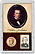 Edgar Marcus & Co Snap-Tite Commemorative Coin Display - Andrew Johnson Presidential Dollar & Stamp THUMBNAIL