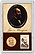 Edgar Marcus & Co Snap-Tite Commemorative Coin Display - James Garfield Presidential Dollar & Stamp THUMBNAIL