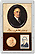 Edgar Marcus & Co Snap-Tite Commemorative Coin Display - Warren Harding Presidential Dollar & Stamp THUMBNAIL