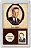 Edgar Marcus & Co Snap-Tite Commemorative Coin Display - Lyndon Johnson Presidential Dollar & Stamp THUMBNAIL