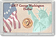 Edgar Marcus & Co Snap-Tite Commemorative Coin Display - George Washington Presidential Dollar THUMBNAIL