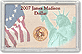 Edgar Marcus & Co Snap-Tite Commemorative Coin Display - James Madison Presidential Dollar THUMBNAIL
