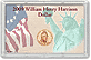 Edgar Marcus & Co Snap-Tite Commemorative Coin Display - William Henry Harrison Presidential Dollar THUMBNAIL