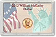 Edgar Marcus & Co Snap-Tite Commemorative Coin Display - William McKinley Presidential Dollar THUMBNAIL