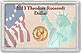 Edgar Marcus & Co Snap-Tite Commemorative Coin Display - Theodore Roosevelt Presidential Dollar THUMBNAIL