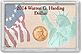 Edgar Marcus & Co Snap-Tite Commemorative Coin Display - Warren G. Harding Presidential Dollar THUMBNAIL