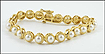 Pearl Bracelet in 14K Yellow Gold THUMBNAIL