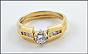 Wedding Set .40 ct. Center Stone in 14K Yellow Gold THUMBNAIL