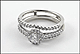 Diamond Wedding Set in 14K and 18K White Gold THUMBNAIL