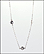 Cubic Zirconia Station Necklace in 14K White Gold THUMBNAIL