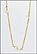 Pearl Station Necklace in 14K Yellow Gold THUMBNAIL