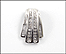 Waterfall Diamond Slide Pendant in 10K White Gold THUMBNAIL