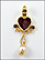 Carnelian Intaglio Pendant in 14K Yellow Gold THUMBNAIL