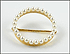 Pearl Circle Pin in 14K Yellow Gold THUMBNAIL