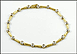 Multi Diamond Bracelet in 10K Yellow Gold THUMBNAIL