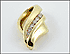 Multi Diamond Slide in 14K Yellow Gold THUMBNAIL