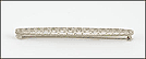1920s Bar Pin in 14K White Gold THUMBNAIL